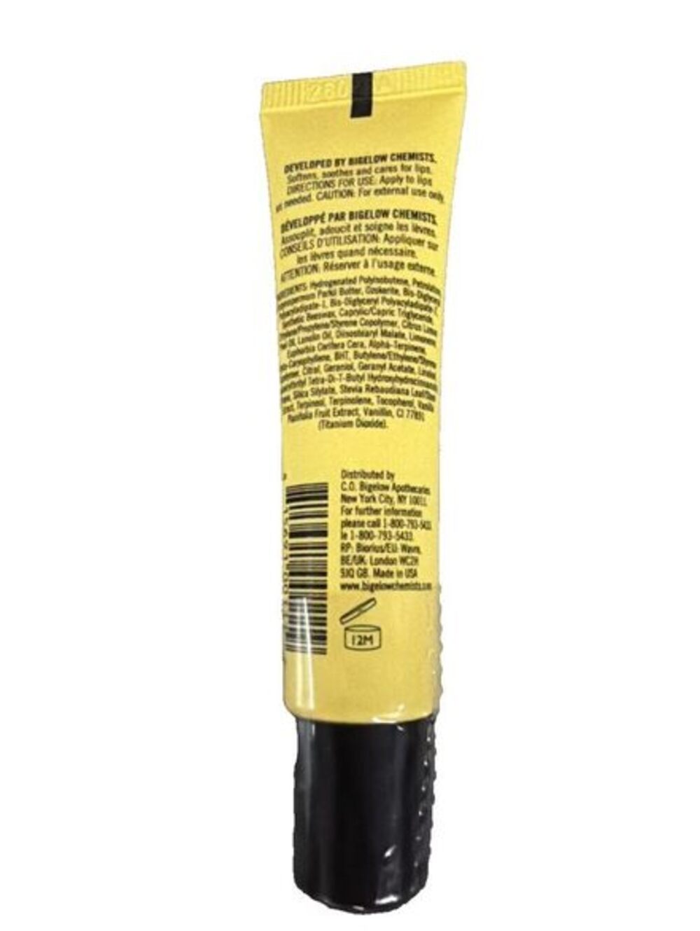 C.O. Bigelow Lemon Lip Cream No 1420 Moisturizing Lip Balm 0.5 oz New - Picture 2 of 2